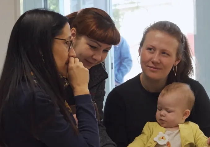 Des réfugiés ukrainiens accuillis à St-Imier. © VPS prod