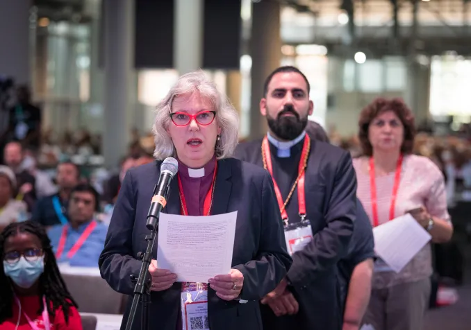La vice-présidente de l'EKD, Petra Bosse-Huber s'est