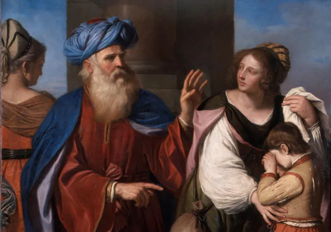 Guercino: Abraham chasse Agar et Ismaël (Pinacothèque de la Brera, Milan)