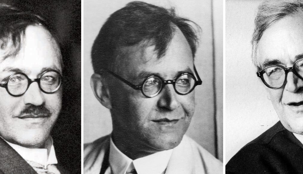 Karl Barth à différentes périodes de sa vie: professeur de Nouveau Testament à Münster, 1930; titulaire de la chaire de théologie systématique à Bonn, 1931; professeur de théologie à Bâle, 1955. / © Archives Karl Barth