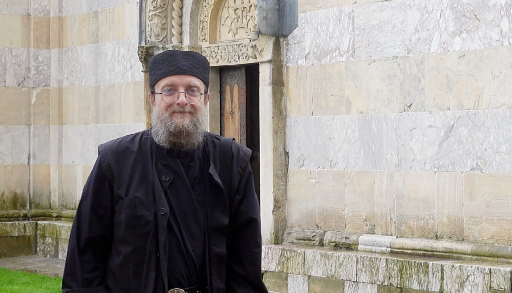 Le père Sava Janjić au monastère de Visoki Dečani. / ©Laurence Villoz / RTSreligion