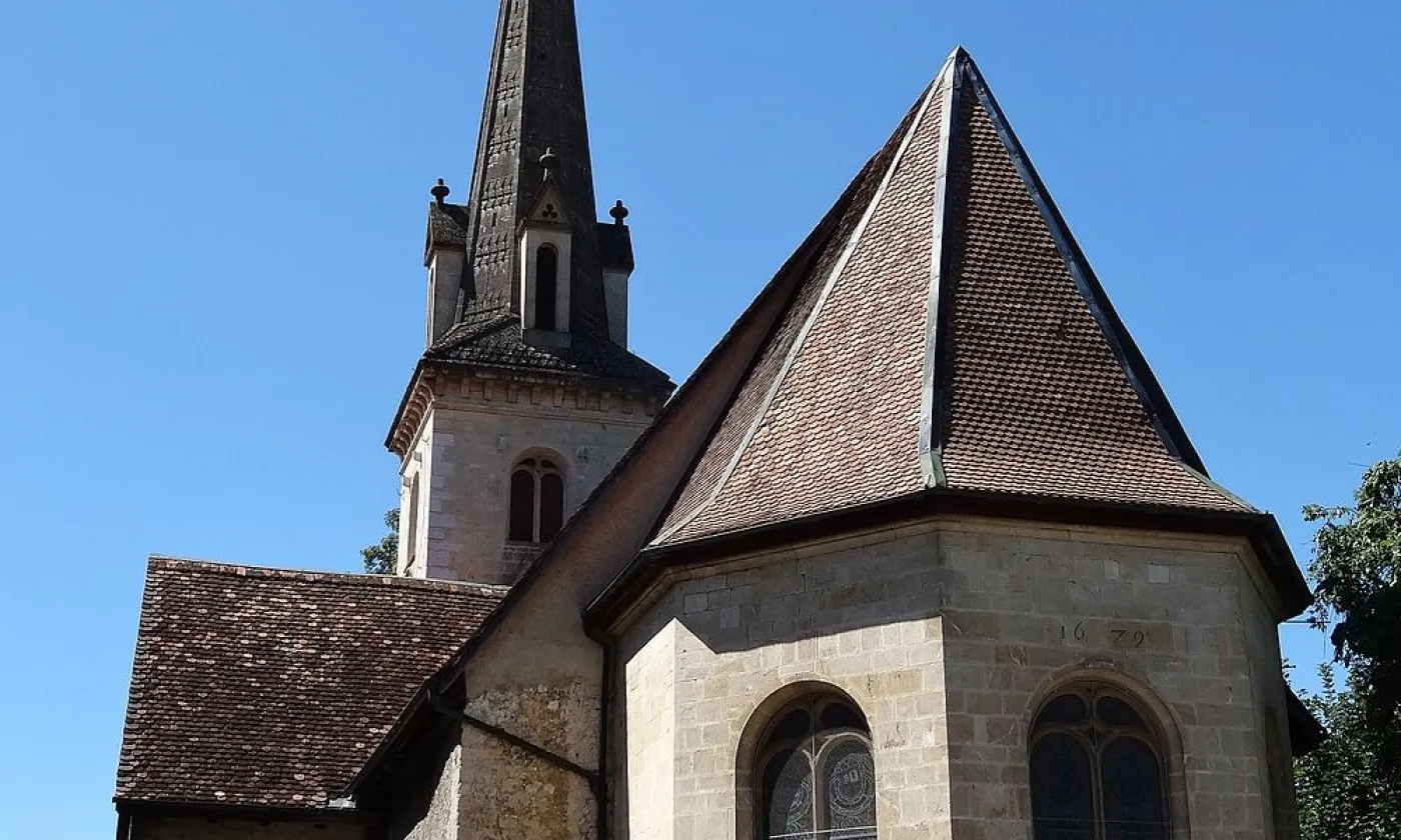 Temple de Môtiers (©Sinenomine2, CC BY-SA 3.0 Wikimedia Commons)