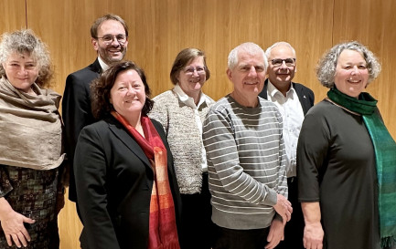 Katrin Bardet, Pierre-Philippe Blaser, Tünde Lamboley, Anne-Elisabeth Nobs, Fritz Schertenleib, Benjamin Stupan et Monique Johner. / DR